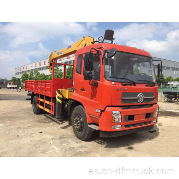 Camión con motor Dongfeng Chasis CUMMINS con grúa